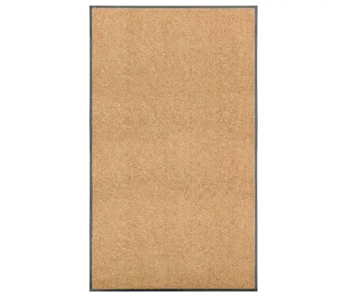 Durvju Paklājs, Mazgājams, Krēmkrāsā, 90X150 Cm Vidaxl