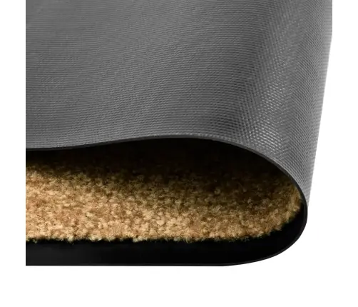 Durvju Paklājs, Mazgājams, Krēmkrāsā, 90X150 Cm Vidaxl