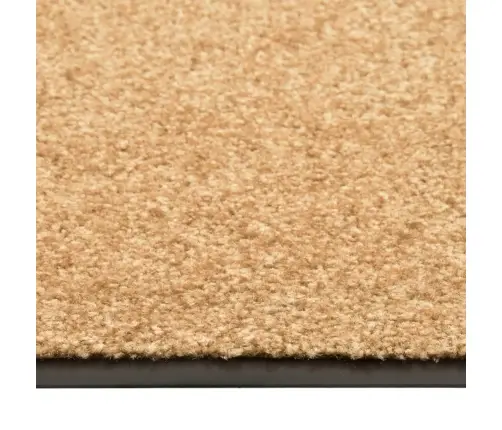 Durvju Paklājs, Mazgājams, Krēmkrāsā, 90X150 Cm Vidaxl