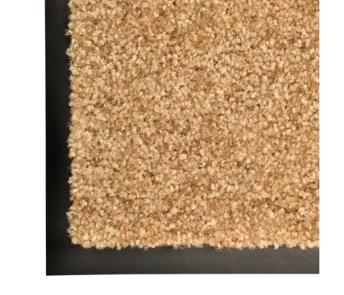 Durvju Paklājs, Mazgājams, Krēmkrāsā, 90X150 Cm Vidaxl