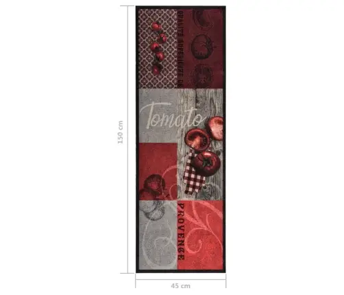 Köögi Põrandamatt, Pestav, "Tomato" 45 X 150 Cm