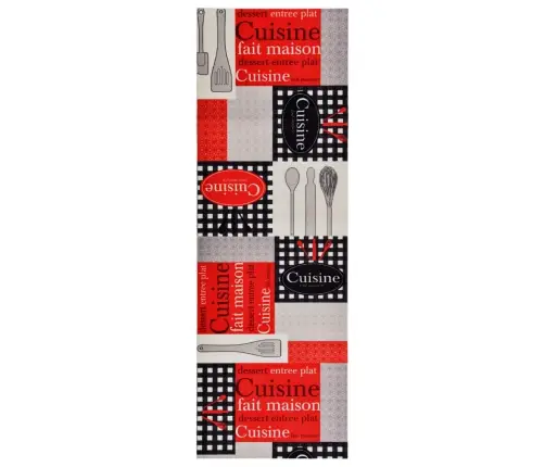 Virtuves Paklājs, Mazgājams, Cuisine Apdruka, 60X180 Cm Vidaxl