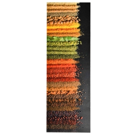 Virtuves Paklājs, Mazgājams, Apdruka Ar Garšvielām, 45X150 Cm Vidaxl