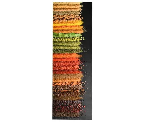 Virtuves Paklājs, Mazgājams, Apdruka Ar Garšvielām, 60X180 Cm Vidaxl