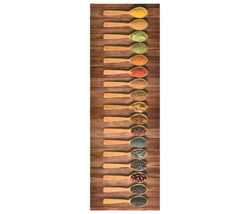 Virtuves Paklājs, Mazgājams, Apdruka Ar Karotēm, 45X150 Cm Vidaxl