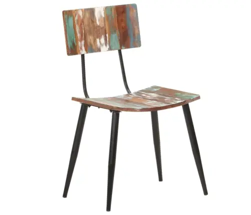 Virtuves Krēsli, 4 Gab., Pārstrādāts Masīvkoks Vidaxl