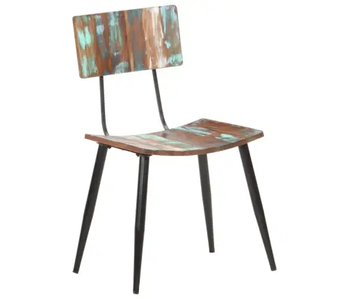 Virtuves Krēsli, 4 Gab., Pārstrādāts Masīvkoks Vidaxl