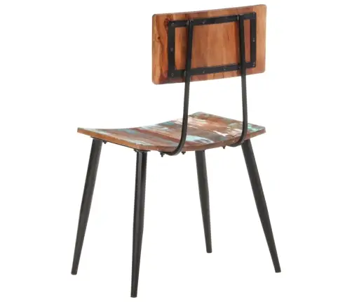 Virtuves Krēsli, 4 Gab., Pārstrādāts Masīvkoks Vidaxl