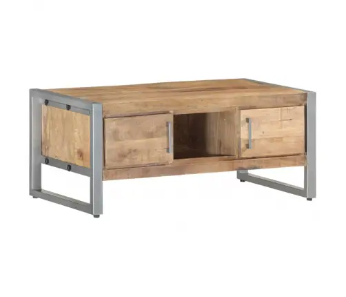 Kafijas Galdiņš, 95X50X40 Cm, Mango Masīvkoks Vidaxl