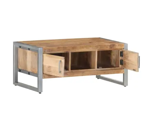 Kafijas Galdiņš, 95X50X40 Cm, Mango Masīvkoks Vidaxl