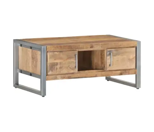 Kafijas Galdiņš, 95X50X40 Cm, Mango Masīvkoks Vidaxl