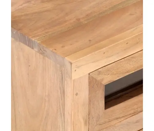 Tv Plaukts, 110X30X40 Cm, Akācijas Masīvkoks Vidaxl Tv Plaukts, 110X30X40 Cm, Akācijas Masīvkoks Vidaxl