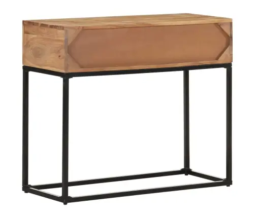 Konsolinis Staliukas, 90X35X76cm Akacijos Medienos Masyvas