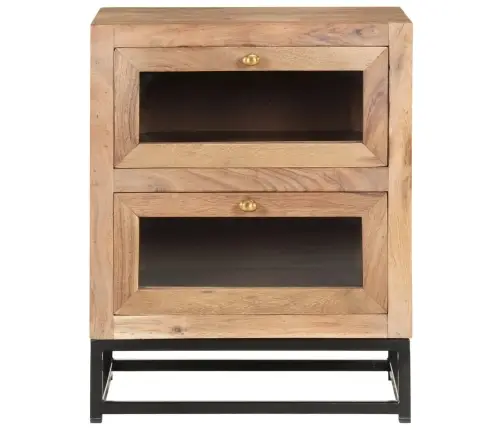 Naktsskapītis, 40X30X50 Cm, Akācijas Masīvkoks Vidaxl