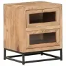 Naktsskapītis, 40X30X50 Cm, Akācijas Masīvkoks Vidaxl