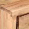 Konsoles Galdiņš, 100X35X76 Cm, Akācija, Dabīgas Formas Malas Vidaxl