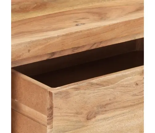 Konsoles Galdiņš, 100X35X76 Cm, Akācija, Dabīgas Formas Malas Vidaxl