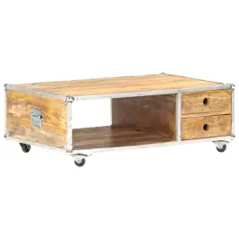 Kohvilaud, 89 X 59 X 33 cm Töötlemata Mangopuit