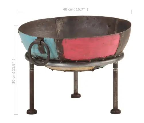 Värviline Maalähedane Tulease Ø 40 cm Raud