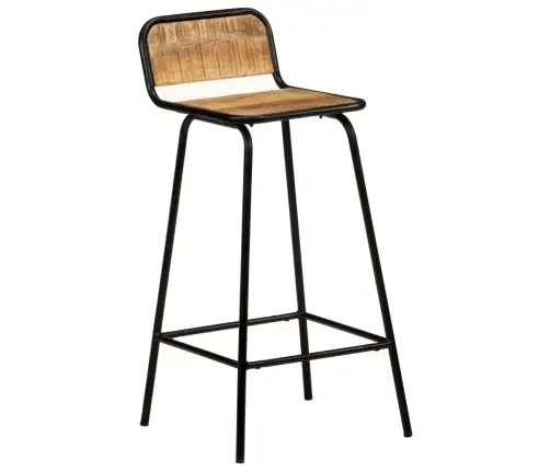 Bāra Krēsli, 2 Gab., Mango Masīvkoks Vidaxl