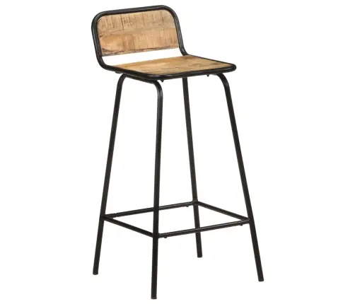 Bāra Krēsli, 2 Gab., Mango Masīvkoks Vidaxl