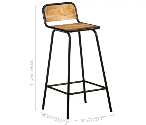 Baaritoolid, 4 Tk, Mangopuit