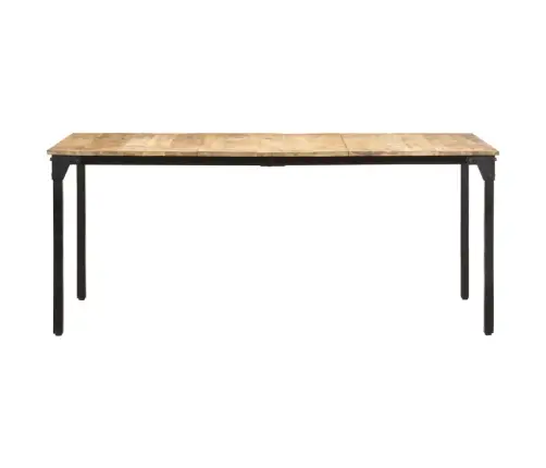Virtuves Galds, 180X90X76 Cm, Neapstrādāts Mango Koks Vidaxl