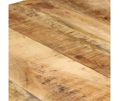 Virtuves Galds, 220X100X76 Cm, Neapstrādāts Mango Koks Vidaxl