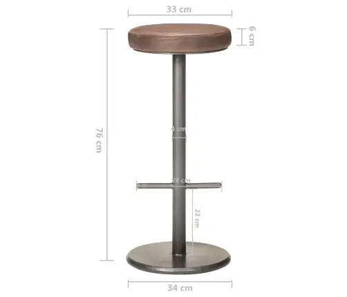 Baaripukid 2 Tk, Kulunud Pruun, Ehtne Nahk