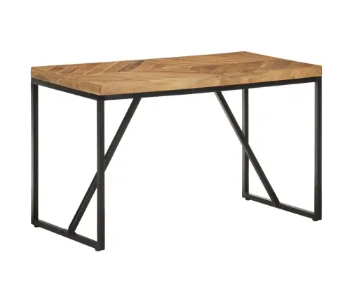 Valgomojo Stalas, 120X60X76cm Akacija Ir Mango Mediena