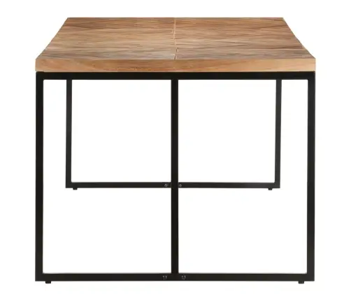 Virtuves Galds, 200X90X76 Cm, Akācijas, Mango Masīvkoks Vidaxl