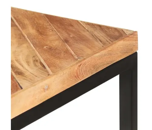 Virtuves Galds, 200X90X76 Cm, Akācijas, Mango Masīvkoks Vidaxl