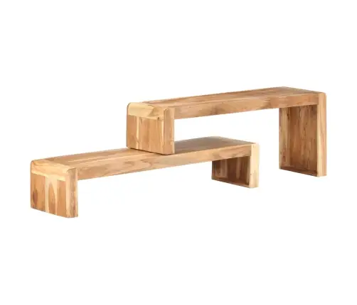 2-Daļīgs Tv Skapītis, Akācijas Masīvkoks Vidaxl