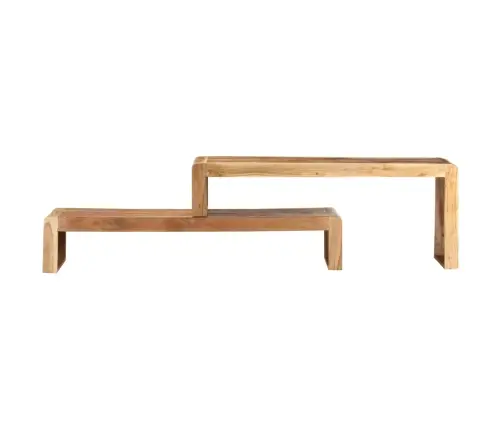 2-Daļīgs Tv Skapītis, Akācijas Masīvkoks Vidaxl