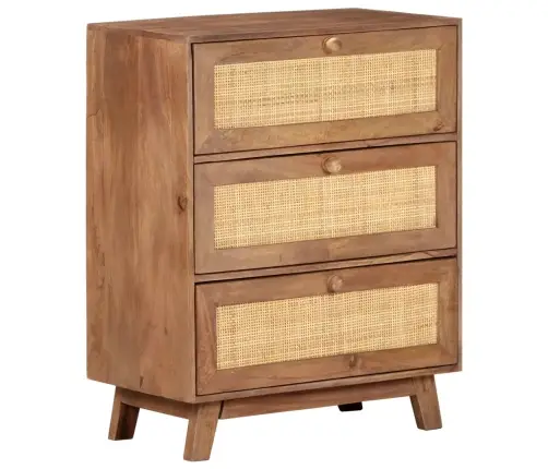 Kumode, 61X35X76 Cm, Mango Masīvkoks Vidaxl