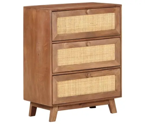 Kumode, 61X35X76 Cm, Mango Masīvkoks Vidaxl
