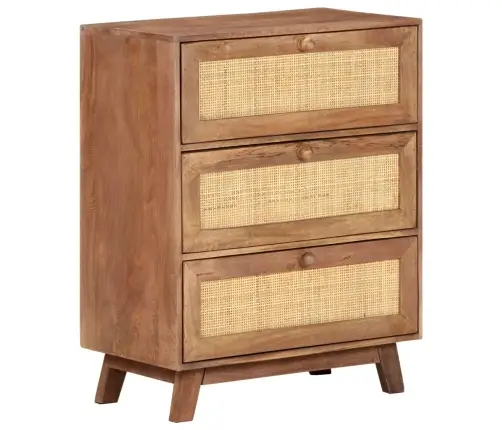 Kumode, 61X35X76 Cm, Mango Masīvkoks Vidaxl