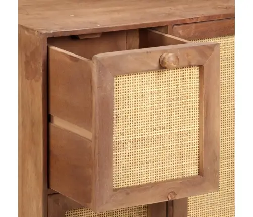 Kumode, 60X35X75 Cm, Mango Masīvkoks Vidaxl