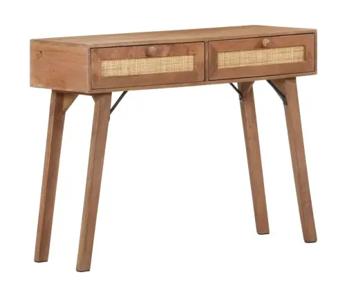 Konsoles Galdiņš, 100X35X76 Cm, Mango Masīvkoks Vidaxl