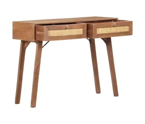 Konsoles Galdiņš, 100X35X76 Cm, Mango Masīvkoks Vidaxl