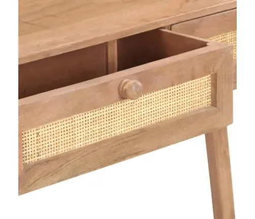 Konsoles Galdiņš, 100X35X76 Cm, Mango Masīvkoks Vidaxl