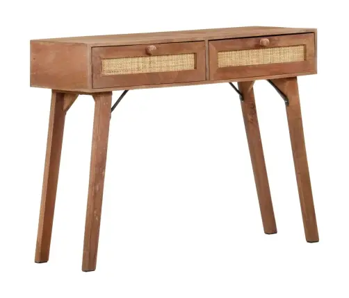 Konsoles Galdiņš, 100X35X76 Cm, Mango Masīvkoks Vidaxl