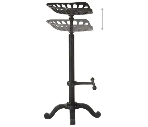 Bāra Krēsls, Melns Čuguns Vidaxl