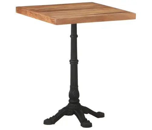 Bistro Galds, 60X60X76 Cm, Akācijas Masīvkoks  Vidaxl