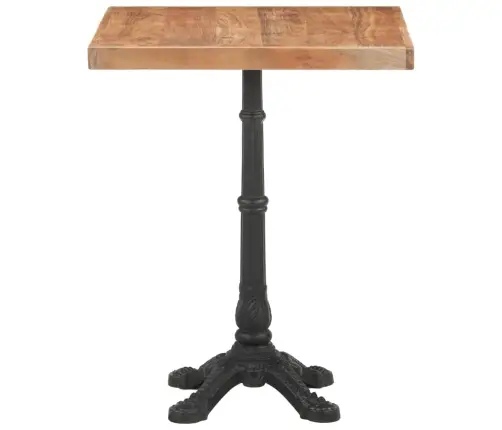 Bistro Galds, 60X60X76 Cm, Akācijas Masīvkoks  Vidaxl