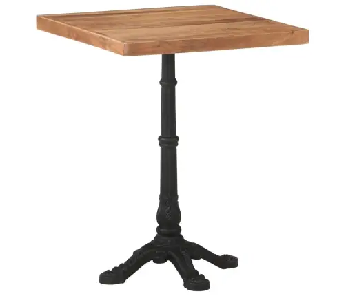 Bistro Galds, 60X60X76 Cm, Akācijas Masīvkoks  Vidaxl