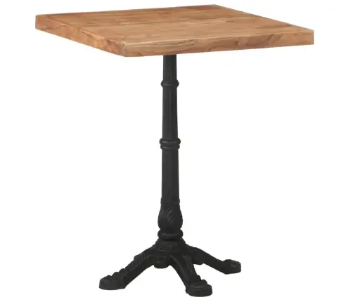Bistro Galds, 60X60X76 Cm, Akācijas Masīvkoks  Vidaxl
