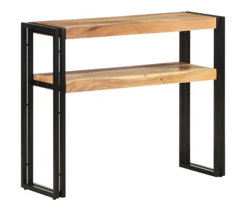 Konsolinis Staliukas, 90X30X75cm Akacijos Medienos Masyvas
