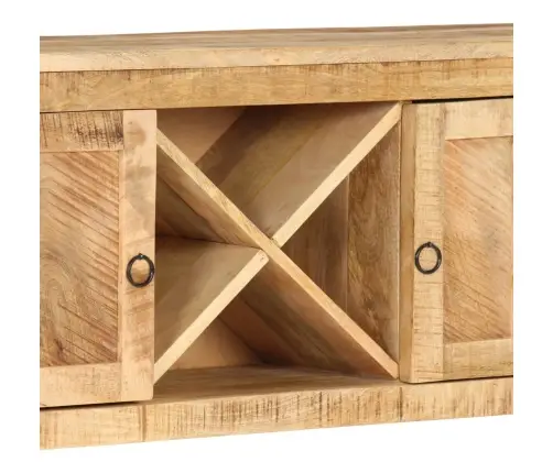 Plaukts, 120X30X76 Cm, Neapstrādāts Mango Koks Vidaxl