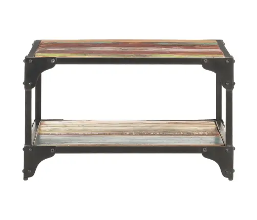 Kafijas Galdiņš, 60X60X35 Cm, Pārstrādāts Masīvkoks Vidaxl